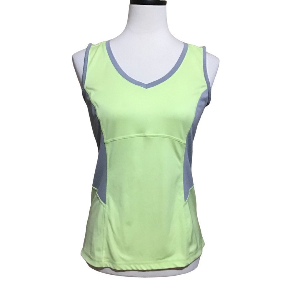 Tek Gear DRYTEK Yellow Workout Tank Top S